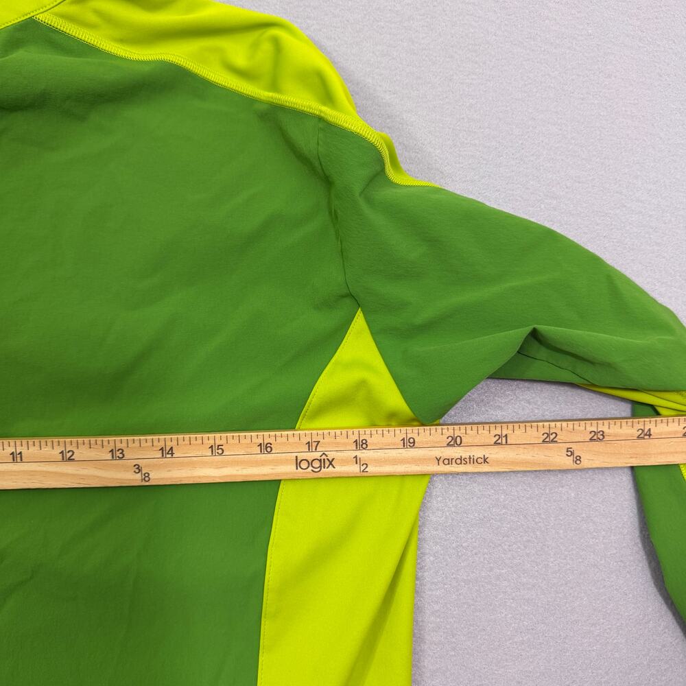Salomon Lightweight Jacket Men's Medium Green Full Zip 2013 Windbreaker Outdoors - Picture 10 of 12
